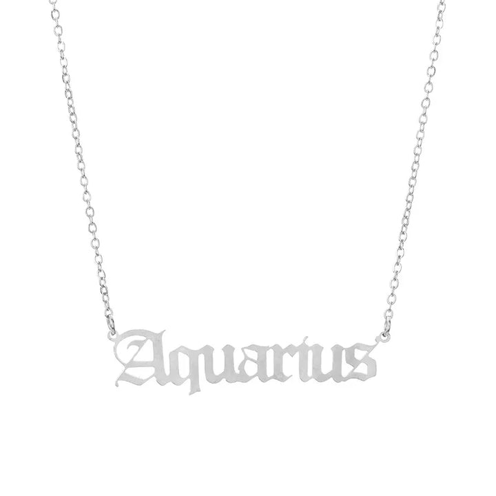 Necklace with Zodiac Signs Pendant