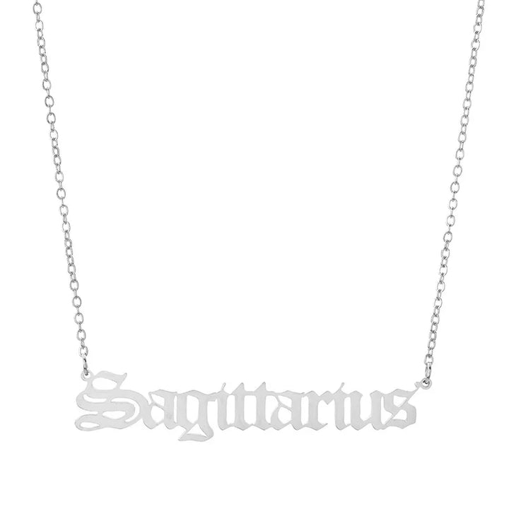 Necklace with Zodiac Signs Pendant