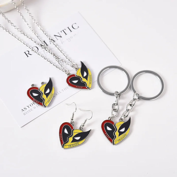 Deadpool and Wolverine Best Friends Pendant