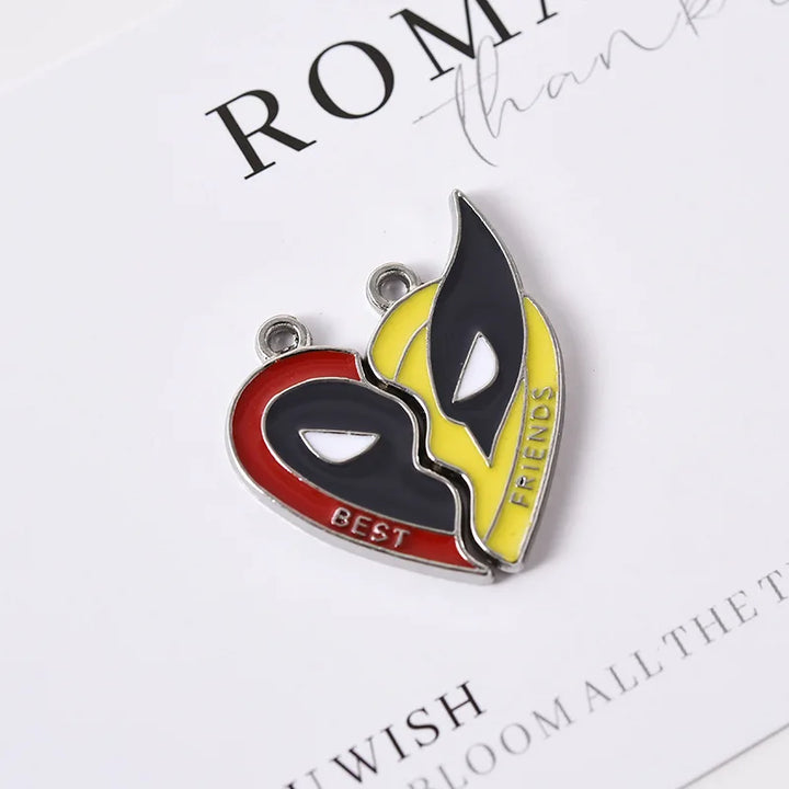 Deadpool and Wolverine Best Friends Pendant